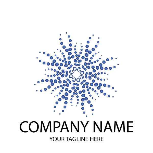 Yarım ton daire vektör illüstrasyon tasarımını noktalar