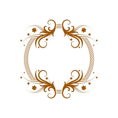 Çember süs logosu çizimi