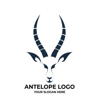 Geyik vektör resimleme simgesi izole edildi