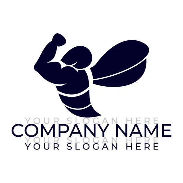 Beyaz arkaplanda arı simgesi çizimi