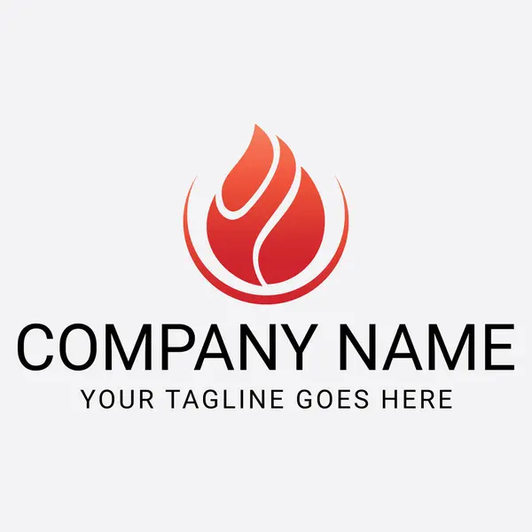 Sıcaklığı, gücü ve dinamik ruhu temsil eden bir alev logosu..