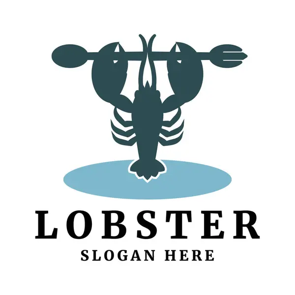 Güçlü bir antika çekiciliğe sahip klasik el çizimi tarzı olan kaliteli bir ıstakoz logosu.