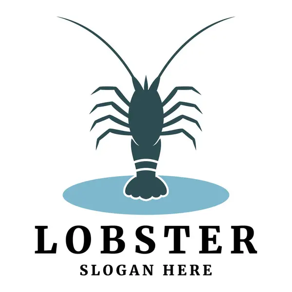 Güçlü bir antika çekiciliğe sahip klasik el çizimi tarzı olan kaliteli bir ıstakoz logosu.