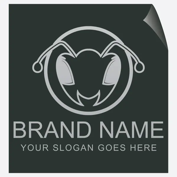 Bu karınca logosu, temiz bir minimalist tasarım ile takım çalışmasını ve azmi temsil ediyor..