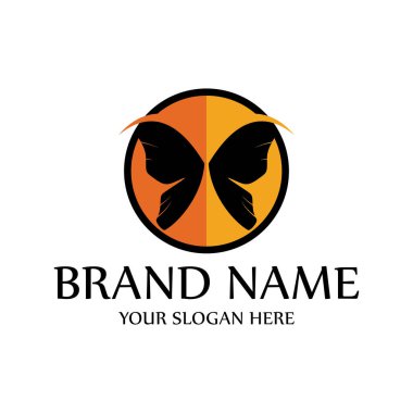  Zarif bir kelebek logosu güzellik ve özgürlüğü simgeliyor.