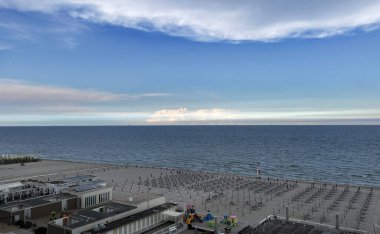 Sabahları deniz manzarası