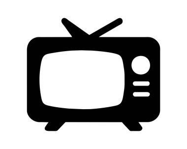 Simge düz vektör resimlemesini izle