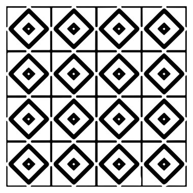 Vektör modern kusursuz geometrik desen ızgarası