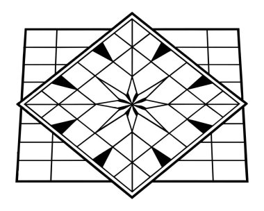 Vektör modern kusursuz geometrik desen ızgarası