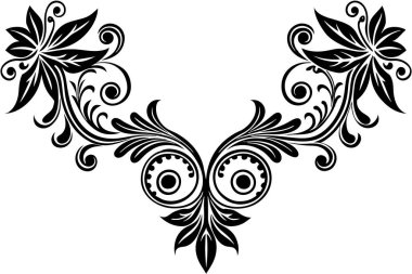 A morden vector victorian baroque dividers clipart