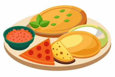 Sağlıklı yiyecekler. Domates, tam buğday ekmeği, marul, peynir, sebze.,