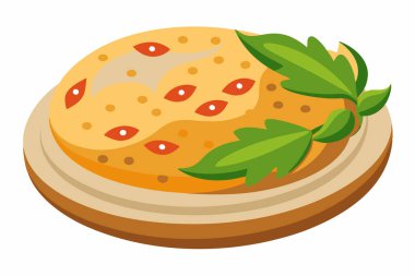 Taze çörek ikonu. Taze topuz vektör simgesinin çizgi filmi