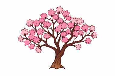 Beyaz arkaplanda pembe çiçekler
