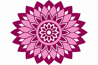 Mandala Vektör Sanat Deseni Tasarımı