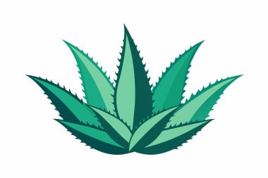Aloe Vera simge tasarımı güzellik sembolü cilt bakımı