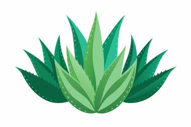 Aloe Vera simge tasarımı güzellik sembolü cilt bakımı