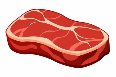 Dört dilim Bacons Illustrasyon