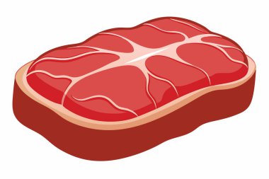 Dört dilim Bacons Illustrasyon