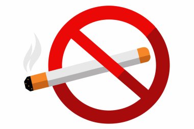 No Smoking Sign - Prohibition of Smoking clipart