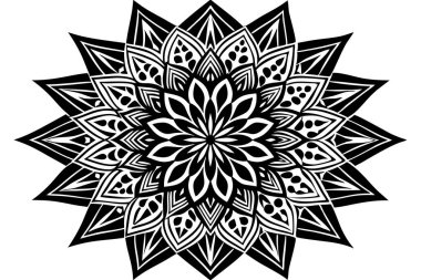 Renk ve Dekorasyon için Karmaşık Mandala Tasarımı