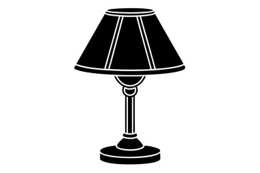 Simple Vector Illustration of a Table Lamp