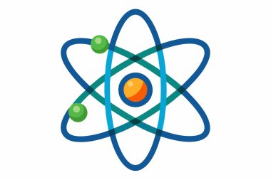 Bir Atom Modelinin Renkli Resimleri