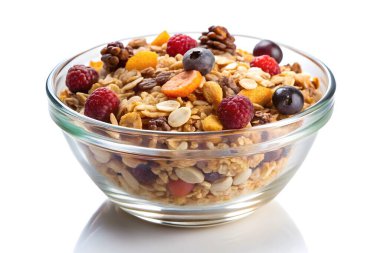 Böğürtlenli ve Meyveli Lezzetli Granola