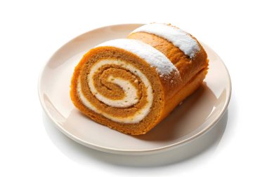 Krem peynirli lezzetli balkabaklı kek.