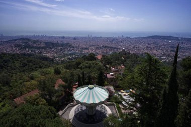 Barselona şehrinin manzarası