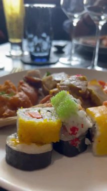 Asya mutfağının yakın görüntüsü