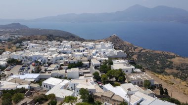 Santorini Adası manzarası, Yunanistan