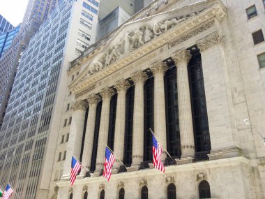New York şehrinin hisse senedi imajı