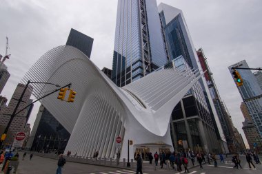 New York şehri, ny - 28 Nisan: New York, Manhattan 'daki Dünya Ticaret Merkezi, 28 Nisan, 216.