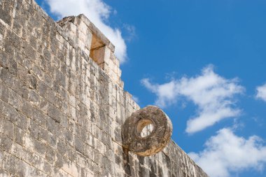 Chichen itza, Maya arkeolojik alanı, Yucatan, Meksika 'da harabe..