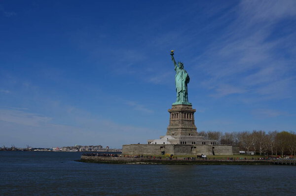 Liberty statue in new york city - usa