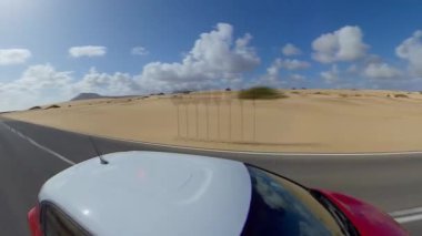 Büyük teventura adasındaki kum tepeleri, kanarya adaları