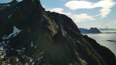 Norveç Lofoten Adaları 'nın güzel doğası