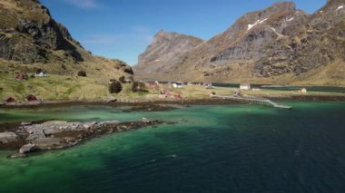 Güzel liman manzarası