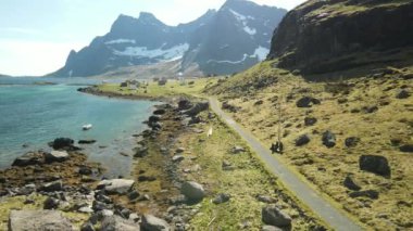 Güzel doğa manzarasının manzarası