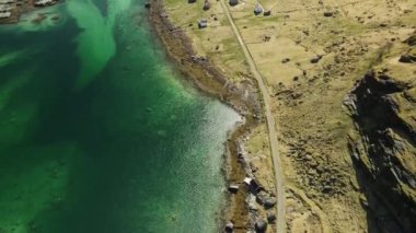 Lofoten Adası İHA görüntüsü
