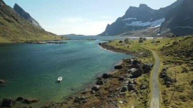 Güzel doğa manzarasının manzarası