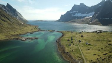 Lofoten Adası İHA görüntüsü