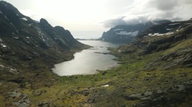 Lofoten Adası İHA görüntüsü