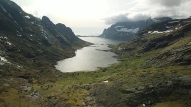 Lofoten Adası İHA görüntüsü