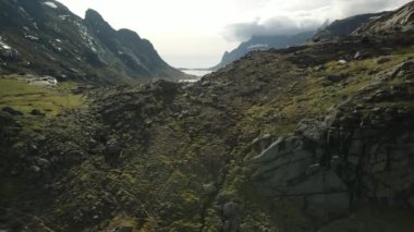 Lofoten Adası İHA görüntüsü