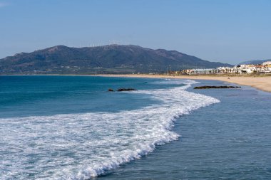 Santa Barbara plajı, Costa Blanca, Endülüs İspanya.