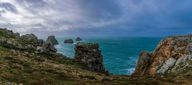 Crozon 'daki deniz manzarası çok güzel.