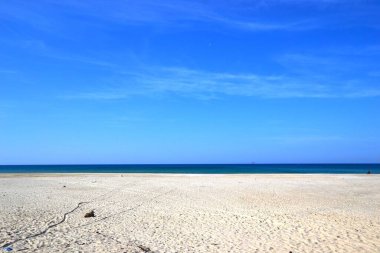 Mediterranean Sea. Panorama.Deep Blue. Beach. Heaven.