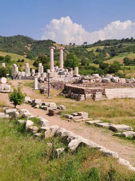 stock image Artemis Temple, Sardis City, Manisa, Turkey