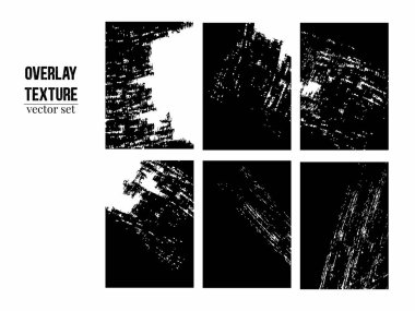 Grunge Şehir Arkaplanı seti. Vektör dokusu. Tasarımınız için soyut, dağınık, kirli, dokulu.